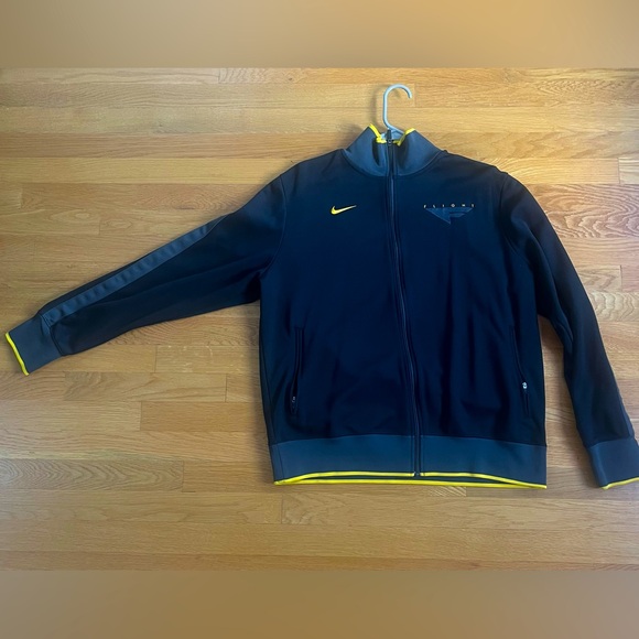Men’s Nike Flight Full Zip Track jacket size XL black grey yellow - Picture 1 of 2